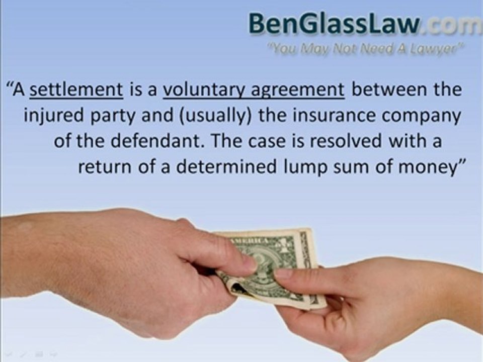 What is the difference between a verdict and a settlement
