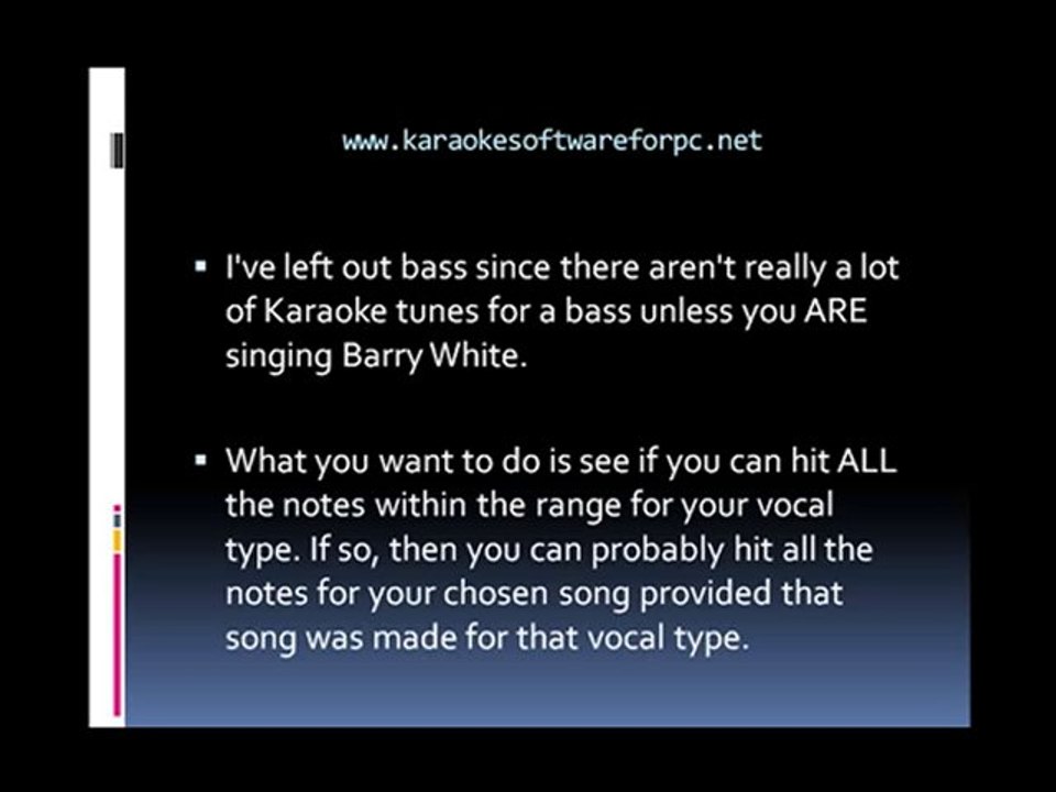 Karaoke Tips - Song Selection