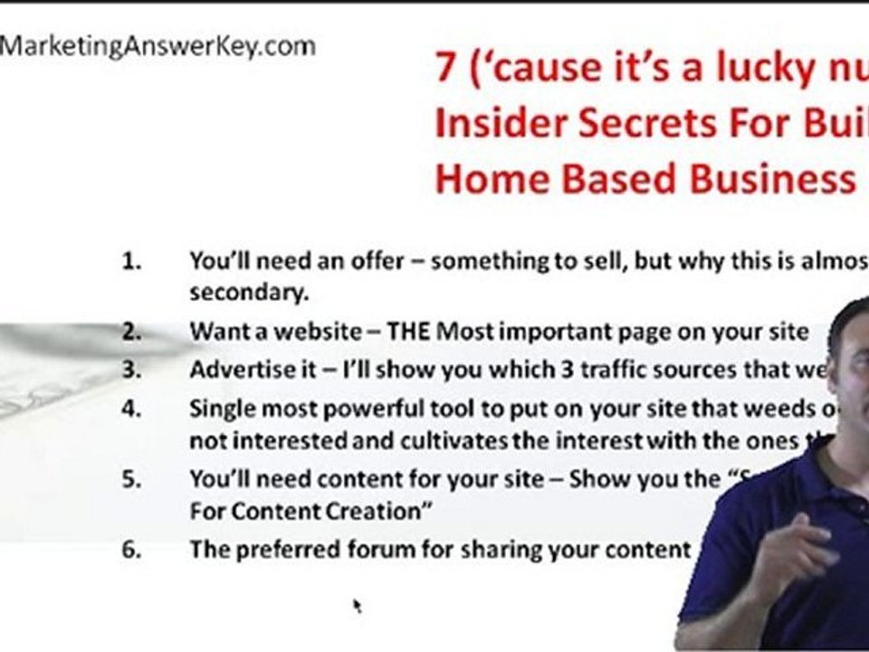 Network Marketing Answer Key | Insider Secrets