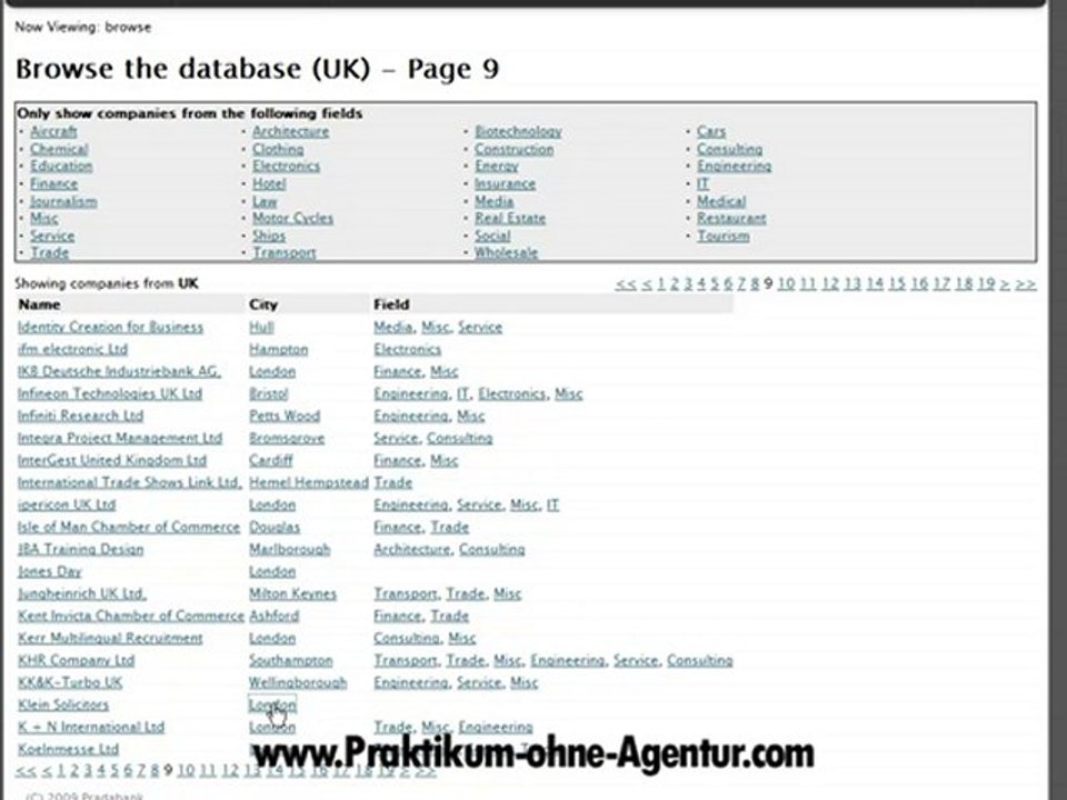 Finance Praktikum in London
