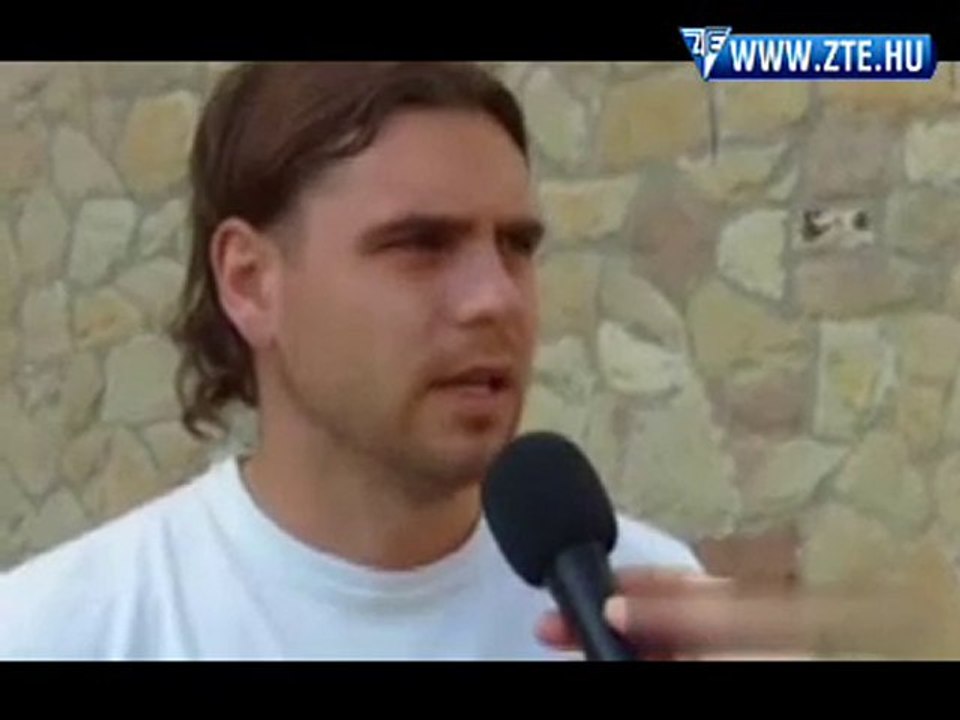 2010.07.07 Horváth András riport a Tirana elleni visszavágó