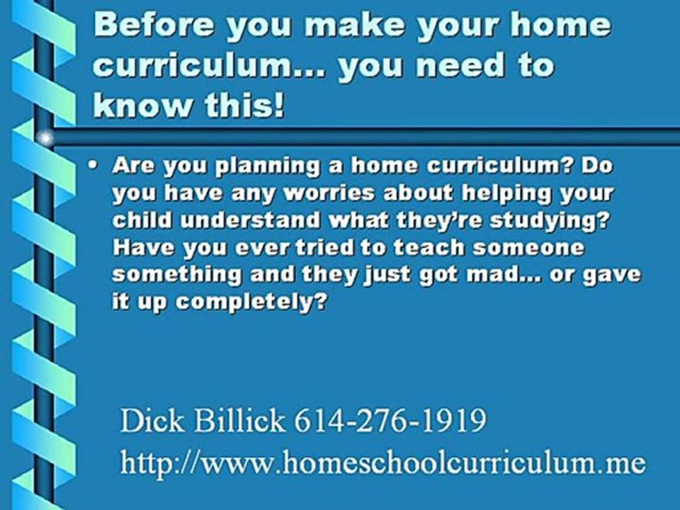 Homeschool Curriculum