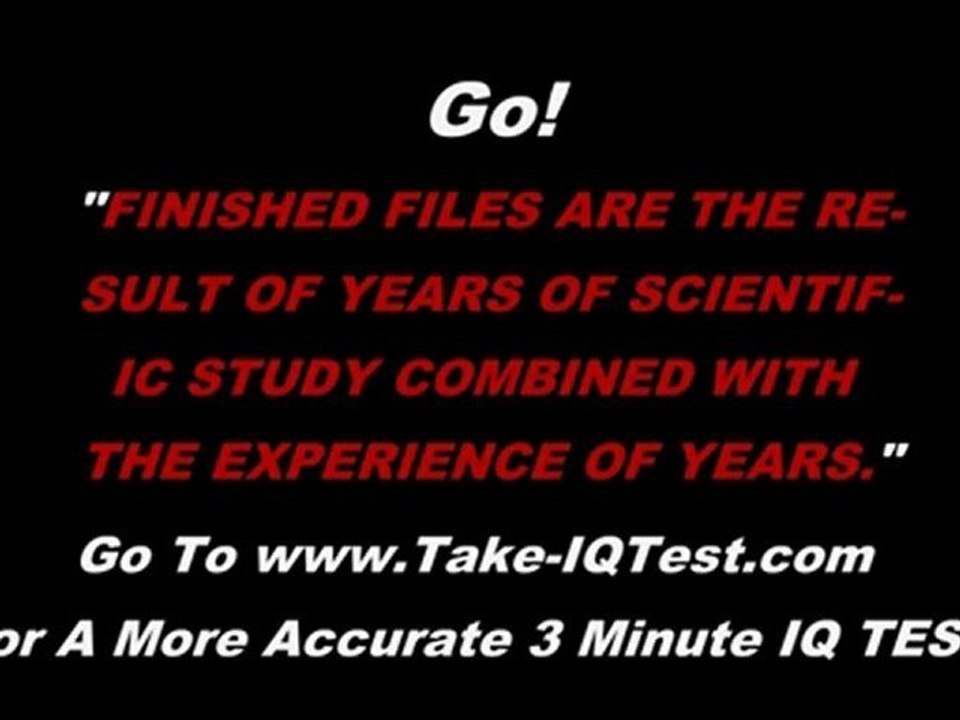 Free Online IQ Test Quiz - Are You Smart?