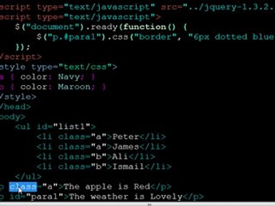 jQuery Easy Tutorial - Explaination with Examples
