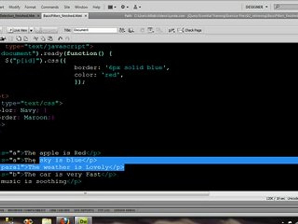 Learn jQuery - What is an Attribute?