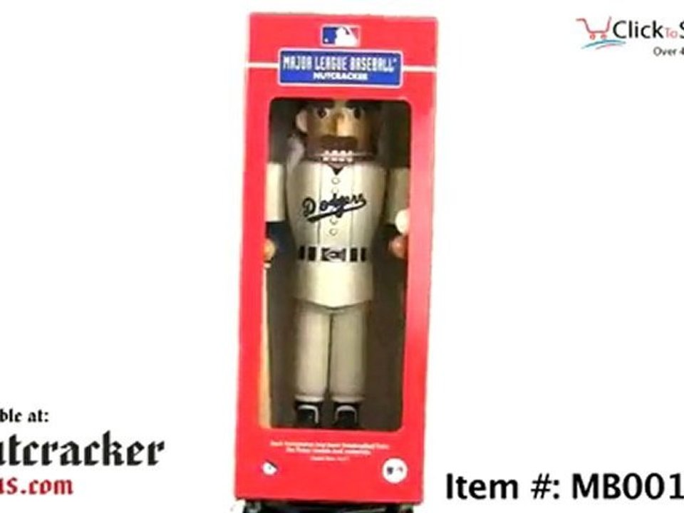 Kurt Adler 14" Dodgers Baseball Player Nutcracker