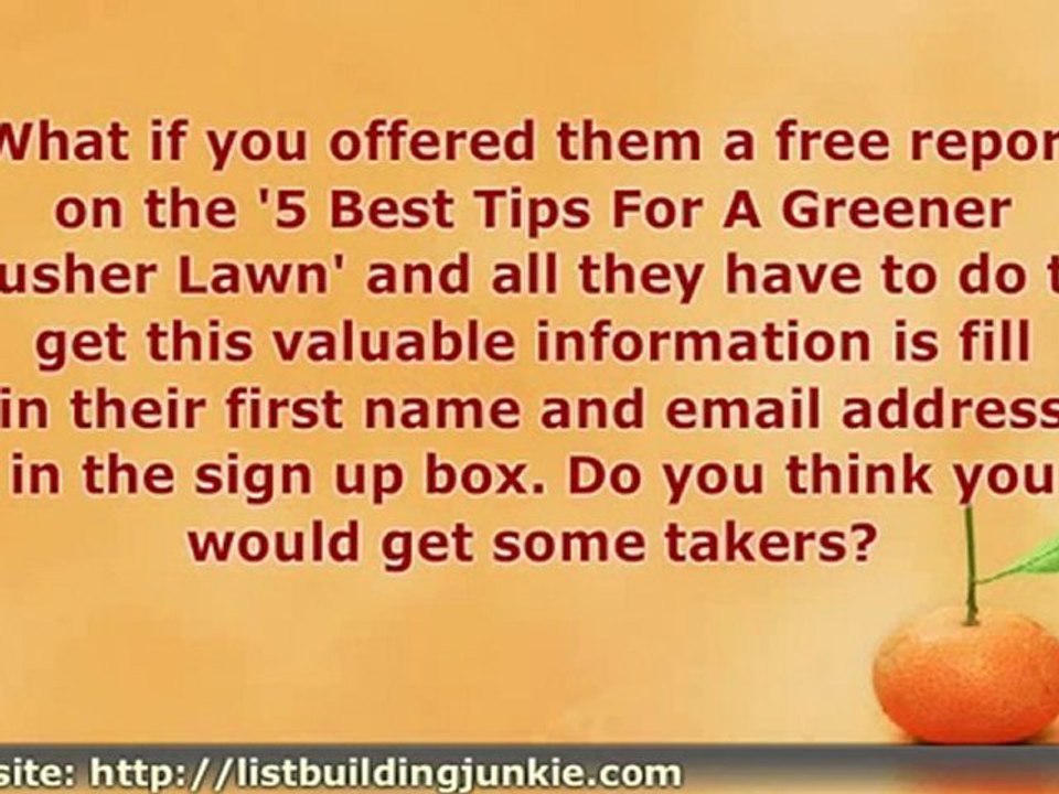 How To Build A List Bribing Your Visitors