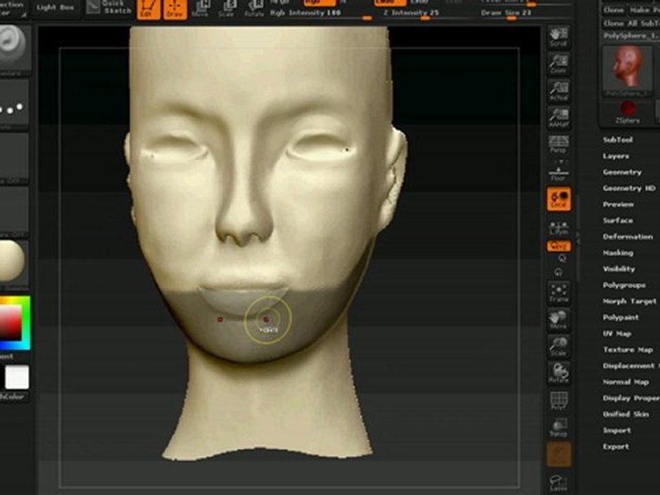 Transpose do Zbrush