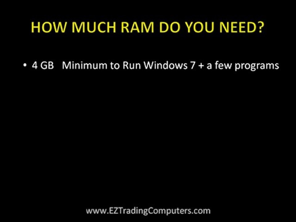How Much RAM Do I Need for Computers For Trading ?
