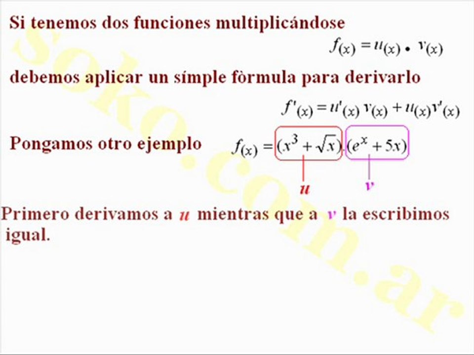 Matemática (CBC) Aprendiendo a derivar