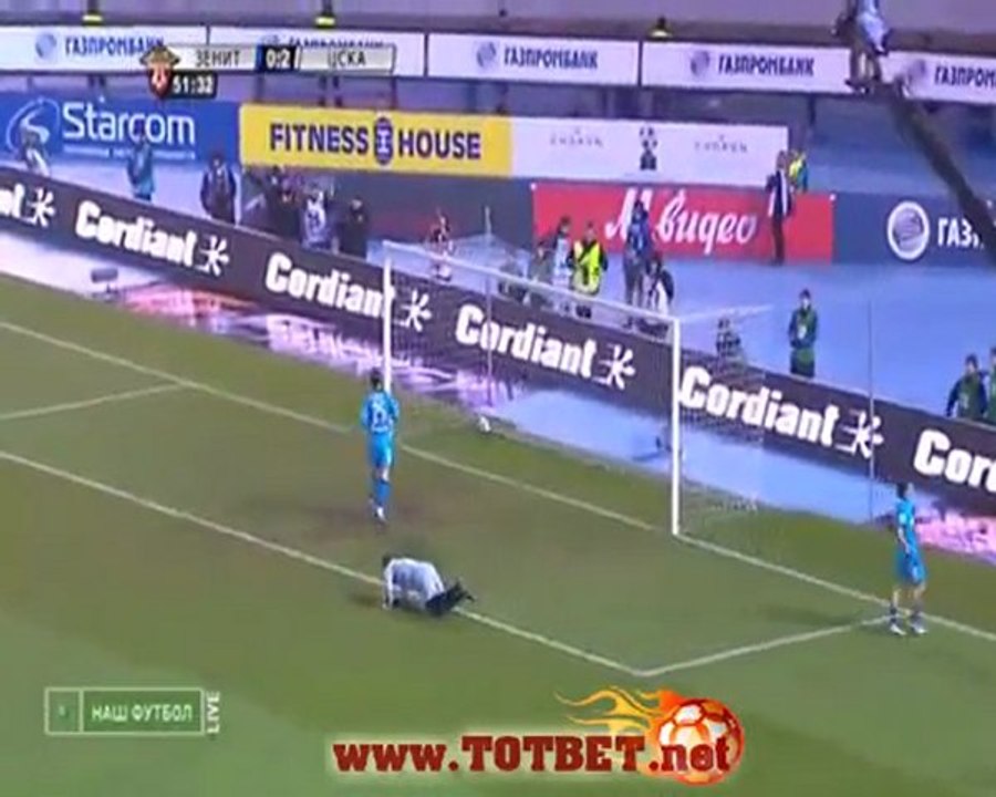 Зенит - ЦСКА (1-3) 10.11.2010