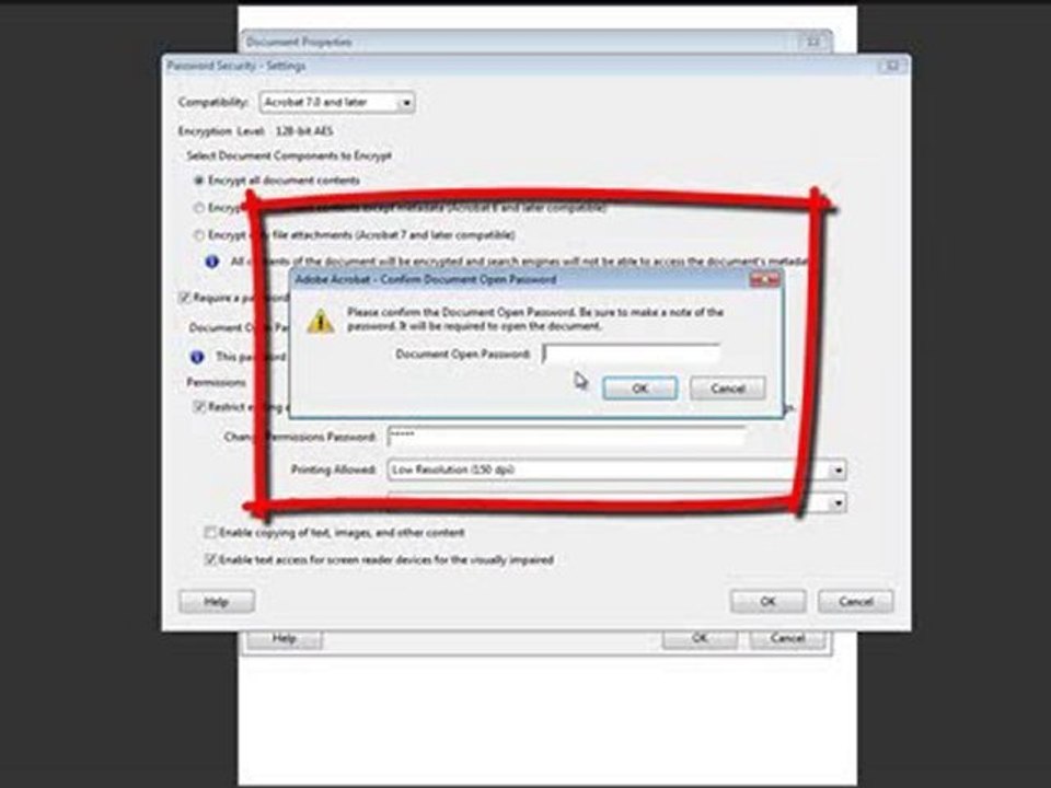 Adobe Acrobat Allows You to Password Protect PDF
