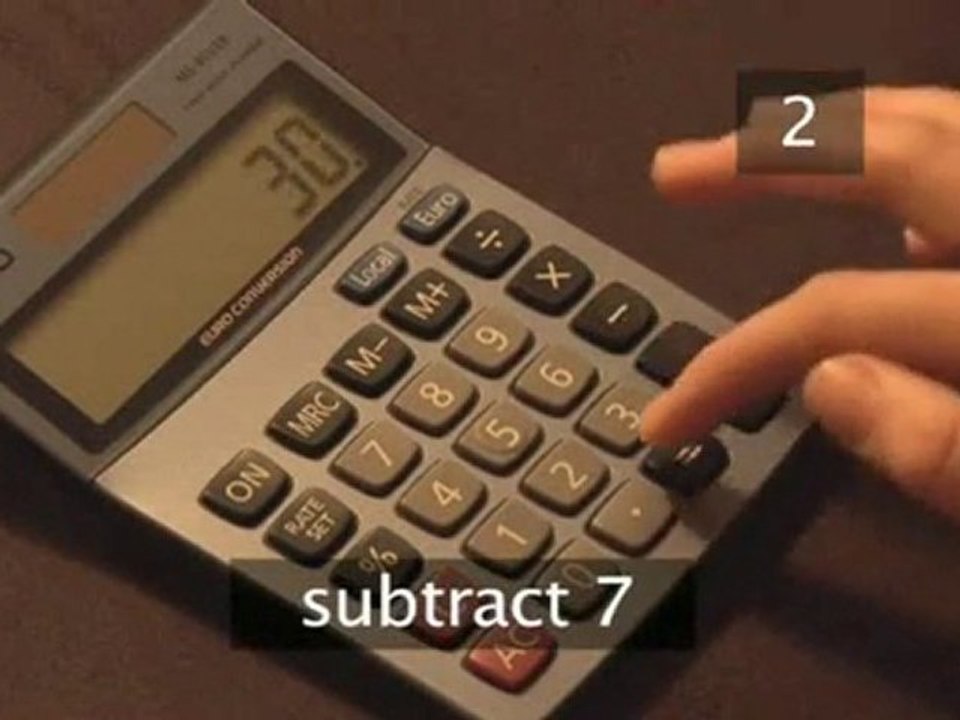 How To Do A Maths Magic Trick