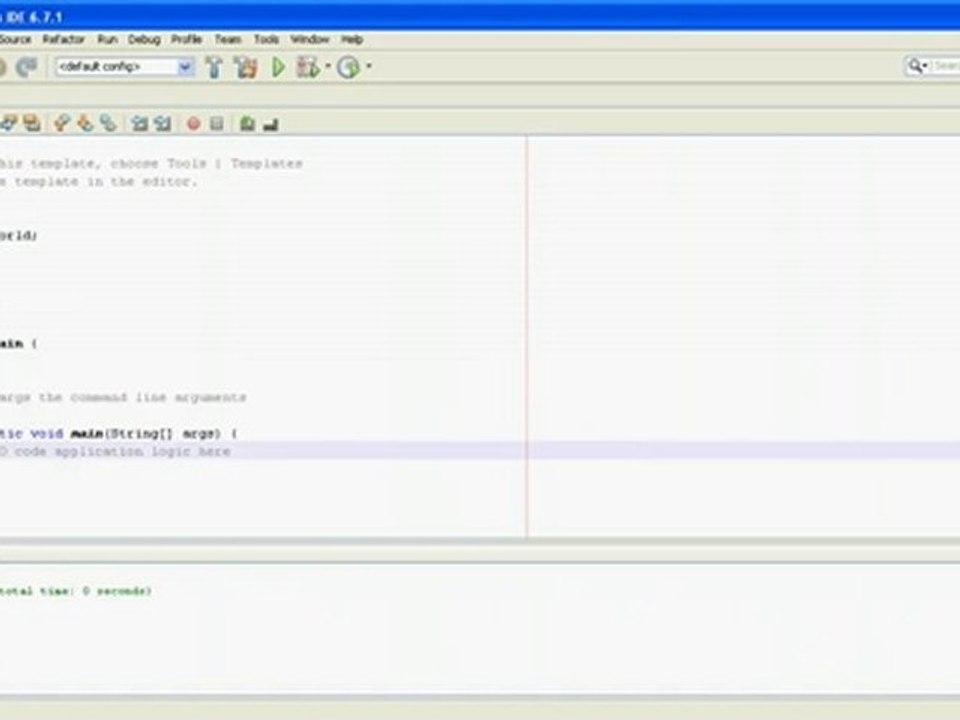 Hello World in Java with NetBeans
