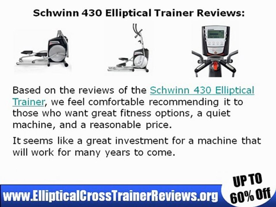 Schwinn 430 Elliptical Trainer