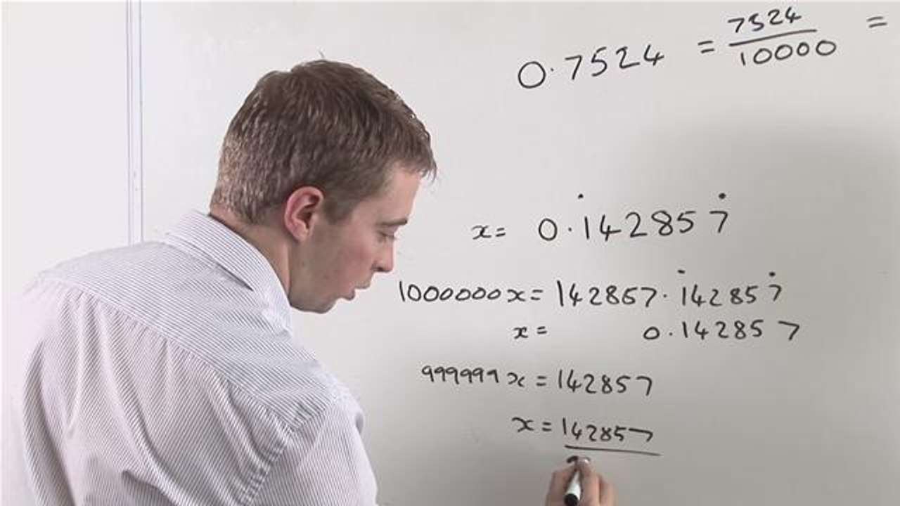 How To Convert Decimal Numbers To Fractions