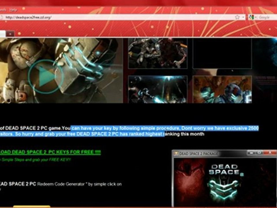 DEAD SPACE 2 PC KEY GENERATOR
