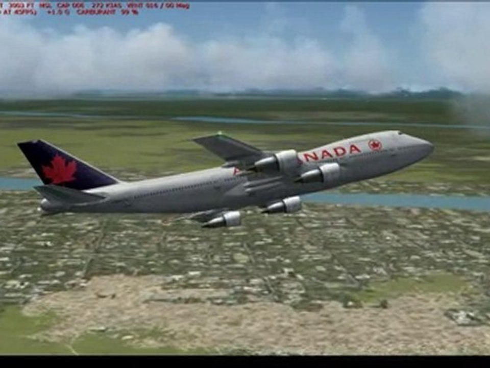 747-200 AIR CANADA Décollage CYUL
