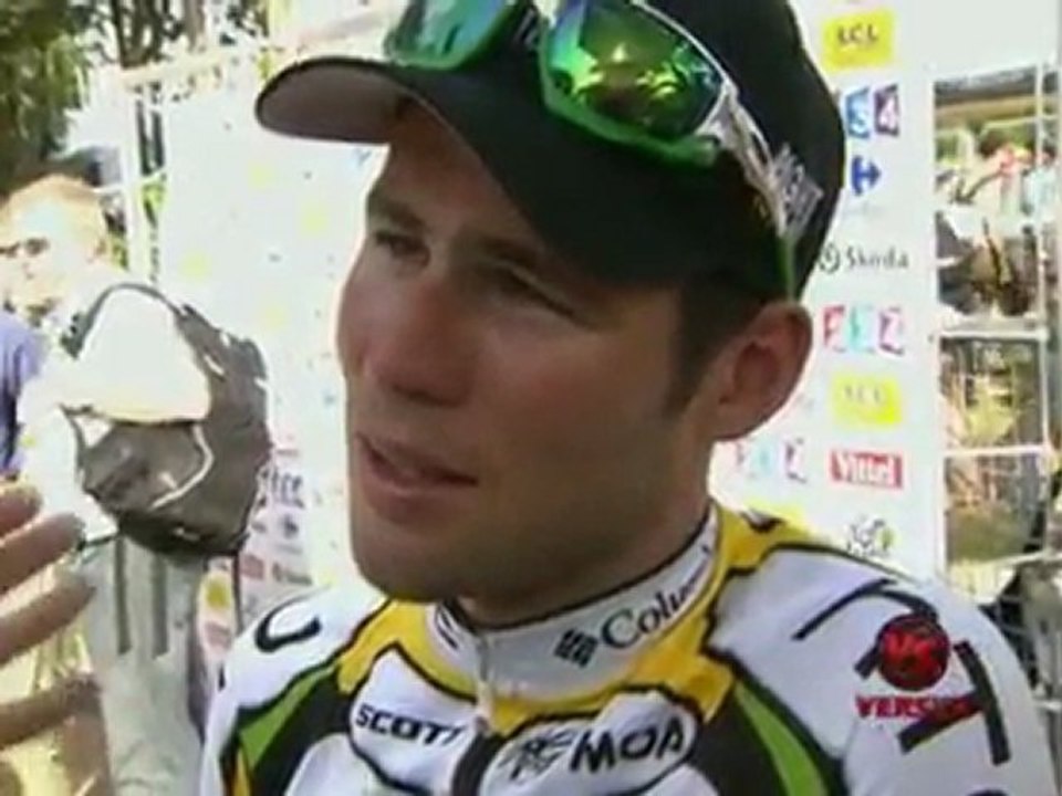 Mark Cavendish Interviews after Stage 6