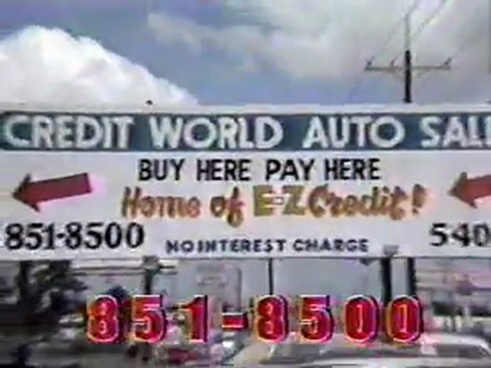 Credit World auto sales