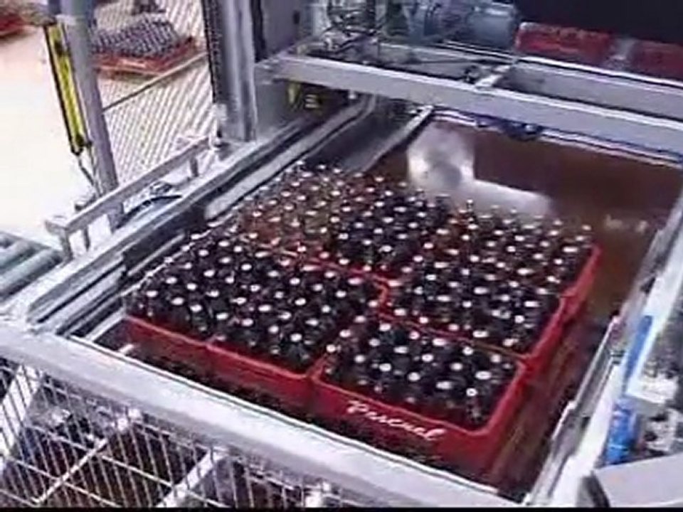 Packer, Schrumpf- und Palettieranlage für Wasser und kohlen