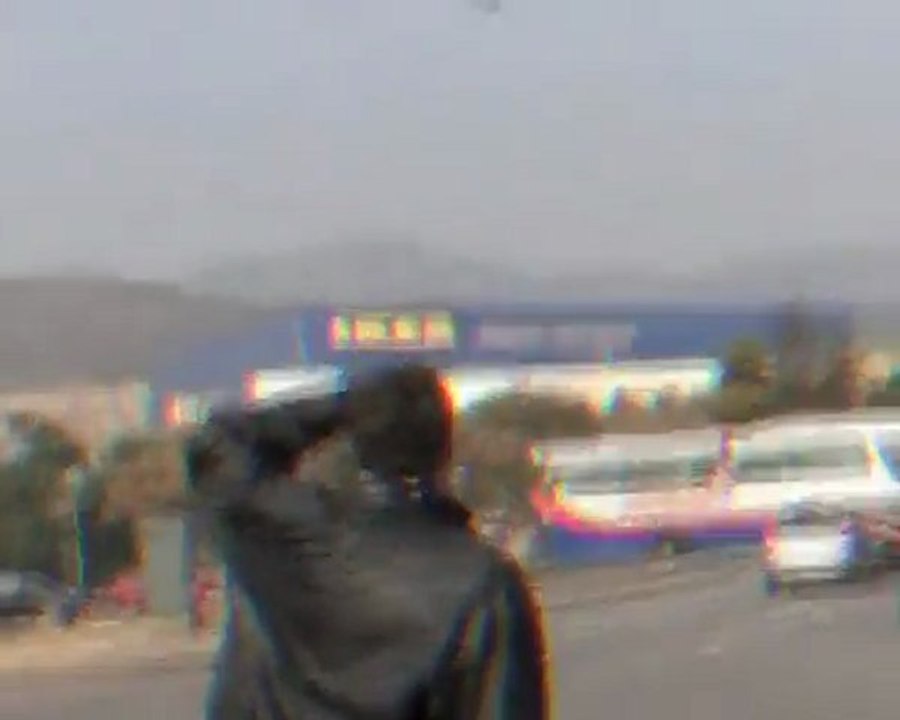 НЛО  над IKEA,Барселона