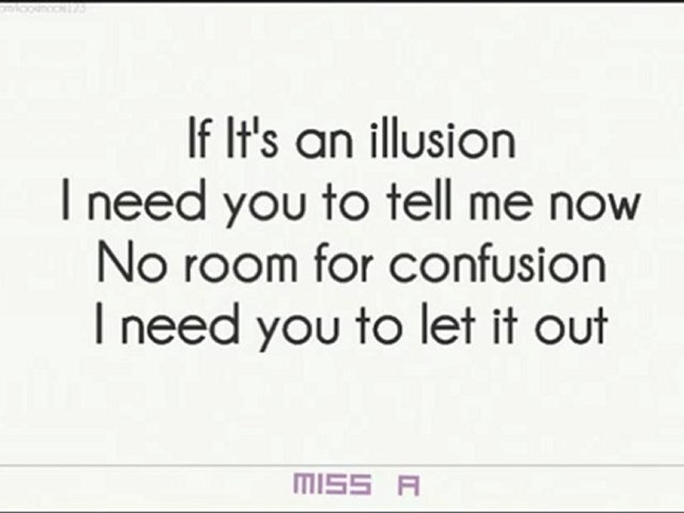 miss A  "Love Alone" [+ lyrics]