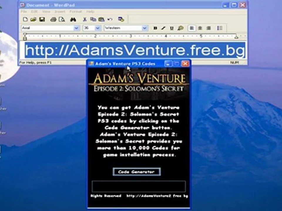 adam's venture 2 solomon secret keys