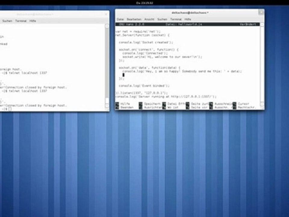 A quick view on node.js