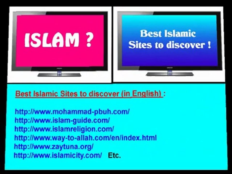 Best Islamic Sites (in French & English)
