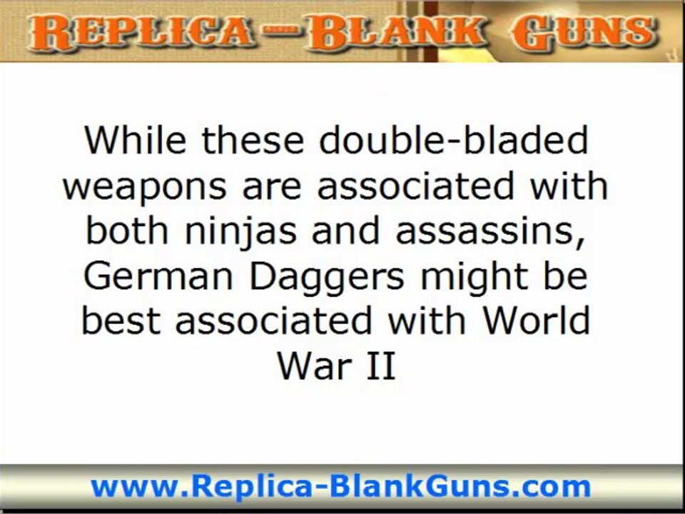 Ninja Sword and German Dagger
