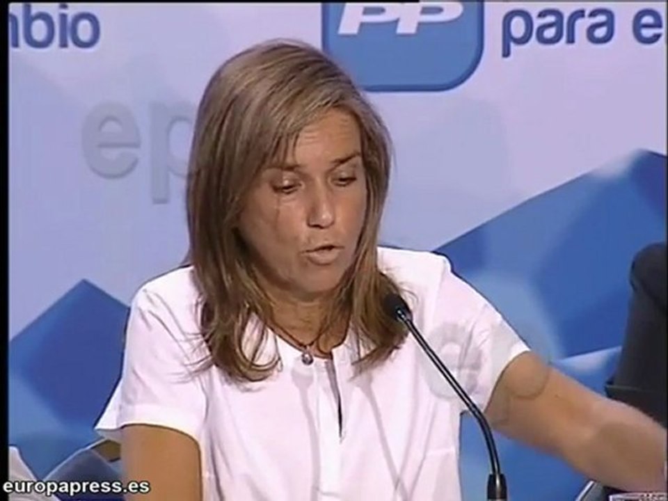 El PSOE lleva "6 años de vacaciones"