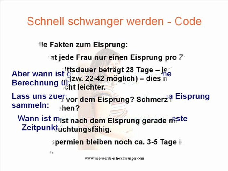 Zyklusrechner: Schneller Schwanger? Einführung