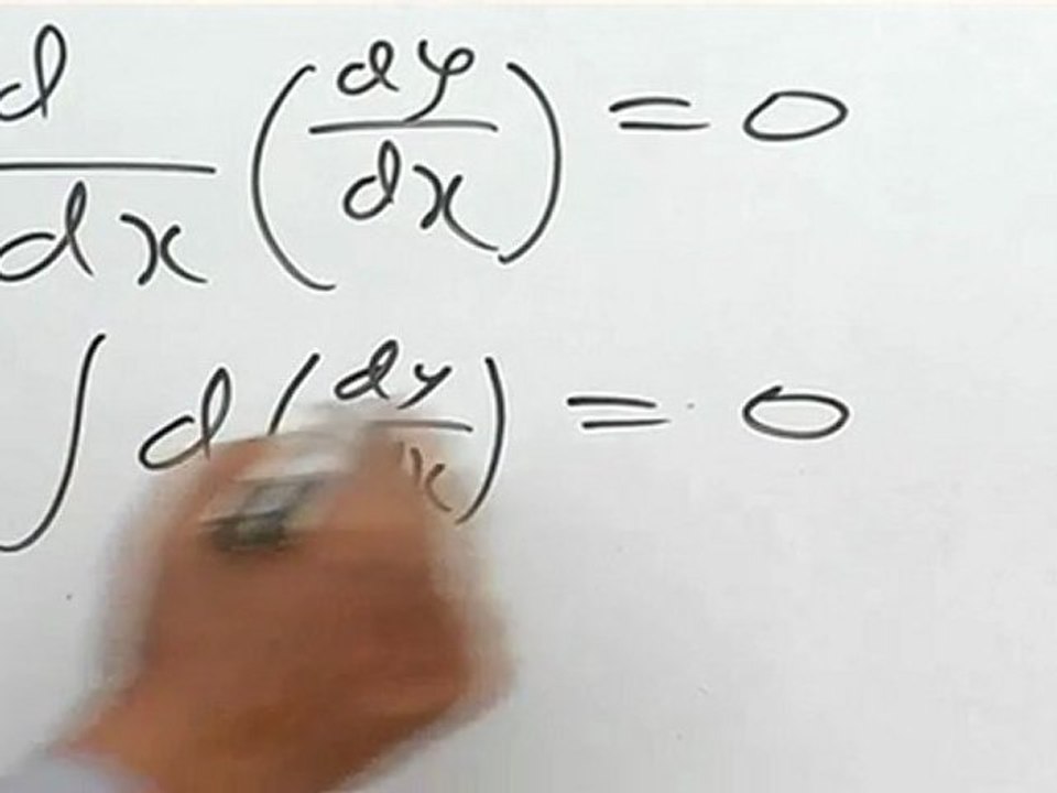 Differential Equations - Integrating twice