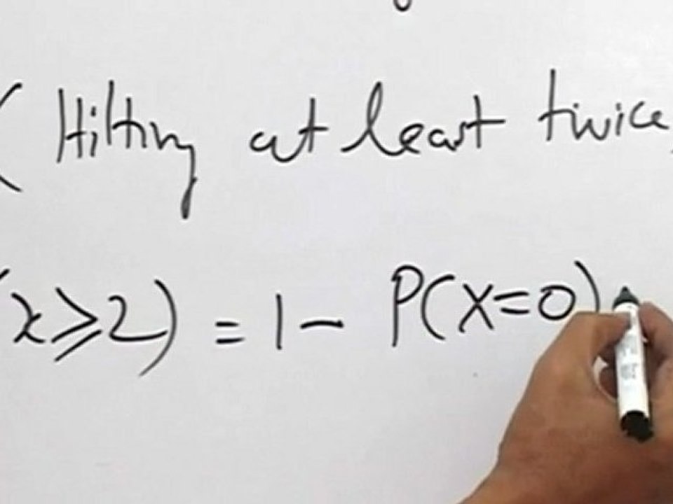Probability - Binomial distribution; probability
