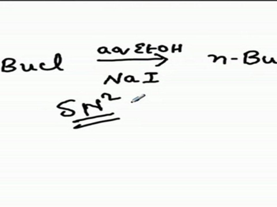 Organo Halogen Compounds - Substitution