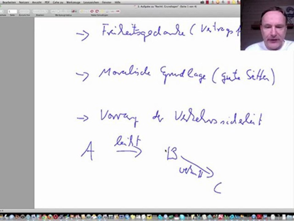 3. Aufgabe zu Rechtlichen Grundlagen