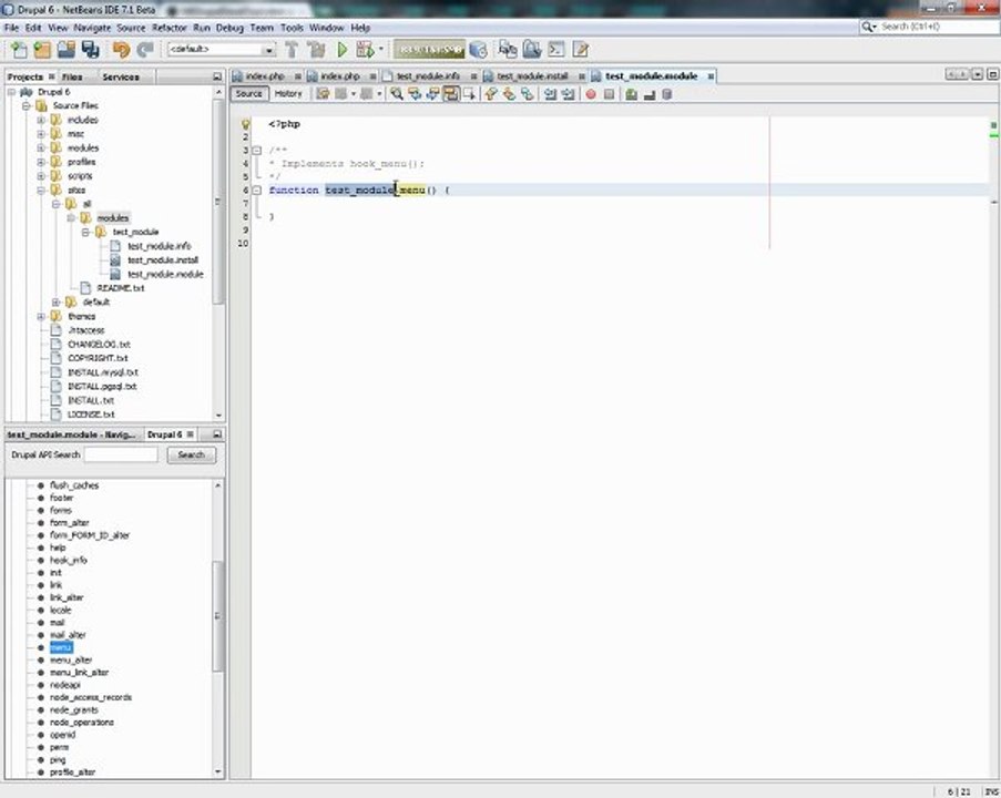 Drupal Development Tool For Netbeans
