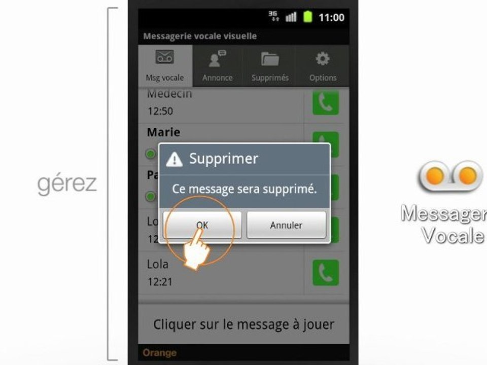 La Messagerie Vocale Visuelle sur votre Smartphone