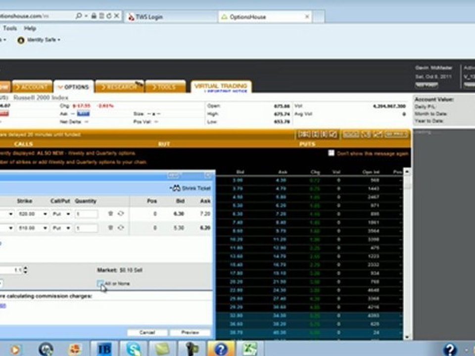 How To Trade Credit Spreads With Optionshouse