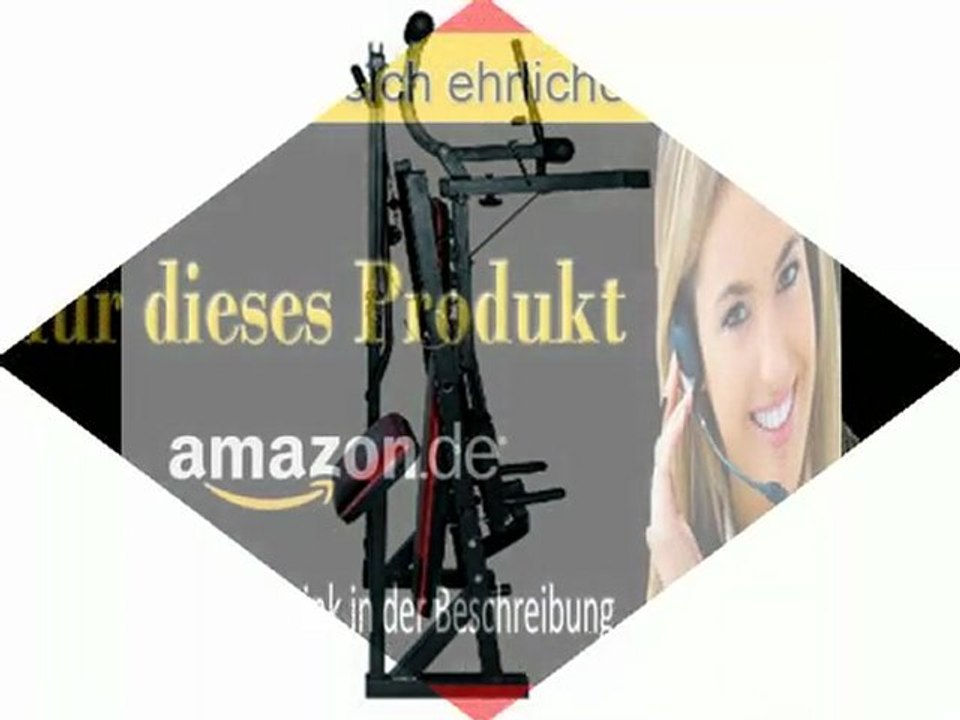 Christopeit Hantelbank Basic Concept de Luxe, inklusive 38,5 Kg Gewichtsset