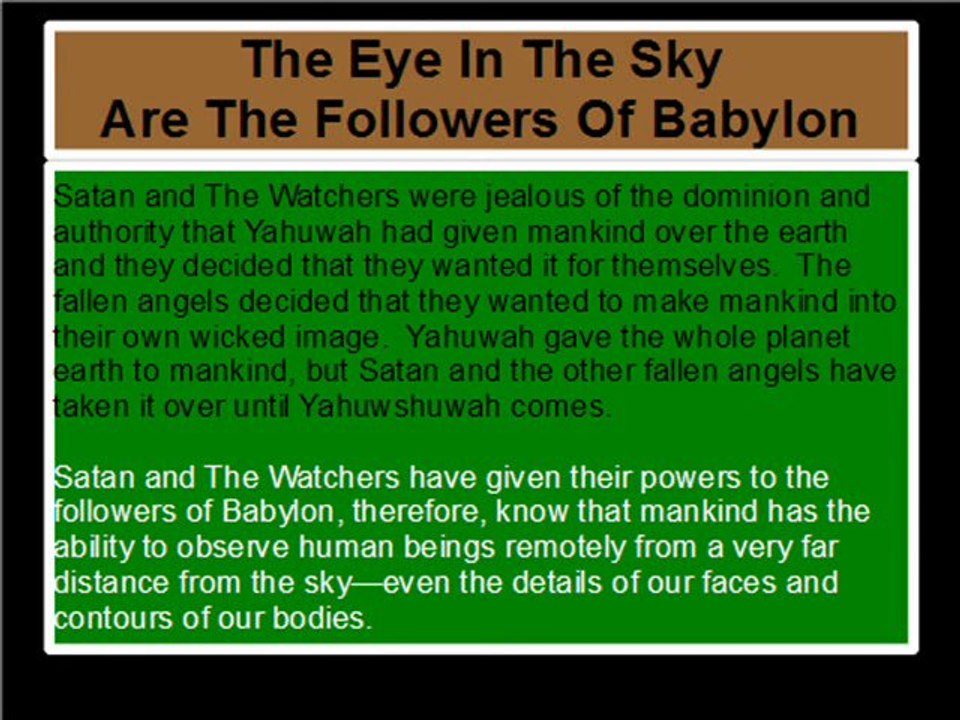 MYSTERY BABYLON AND THE TECHNOLOGY OF DECEPTION