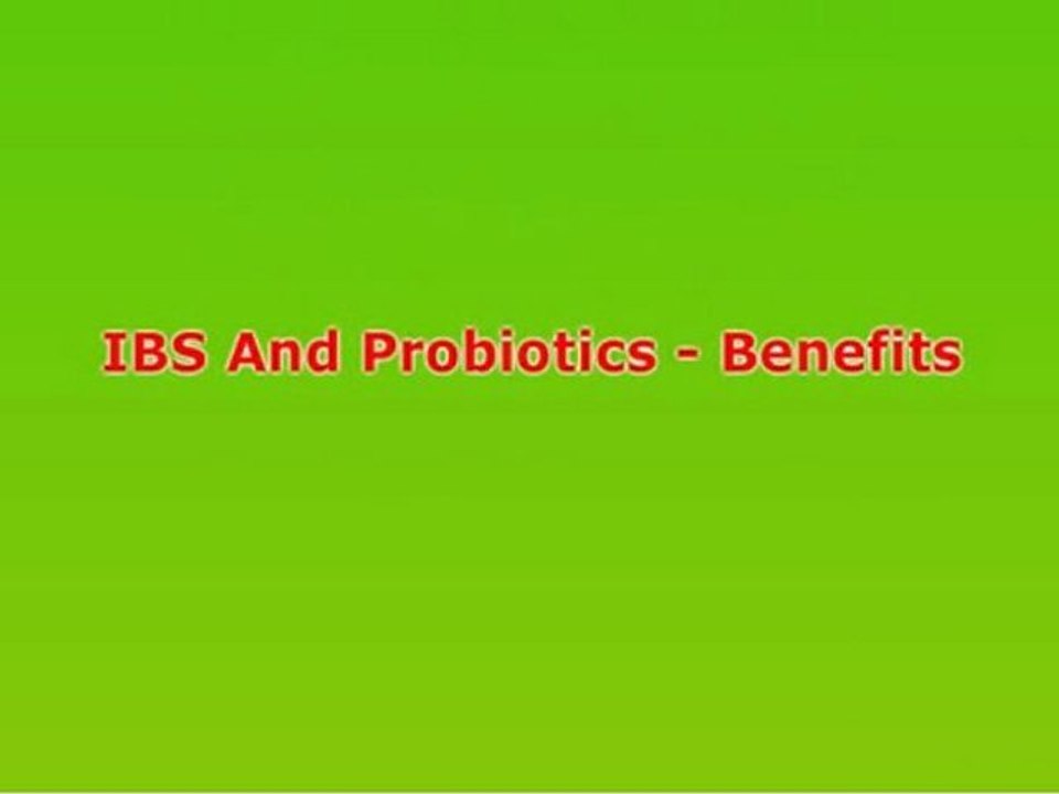 IBS And Probiotics - How Does It Work?