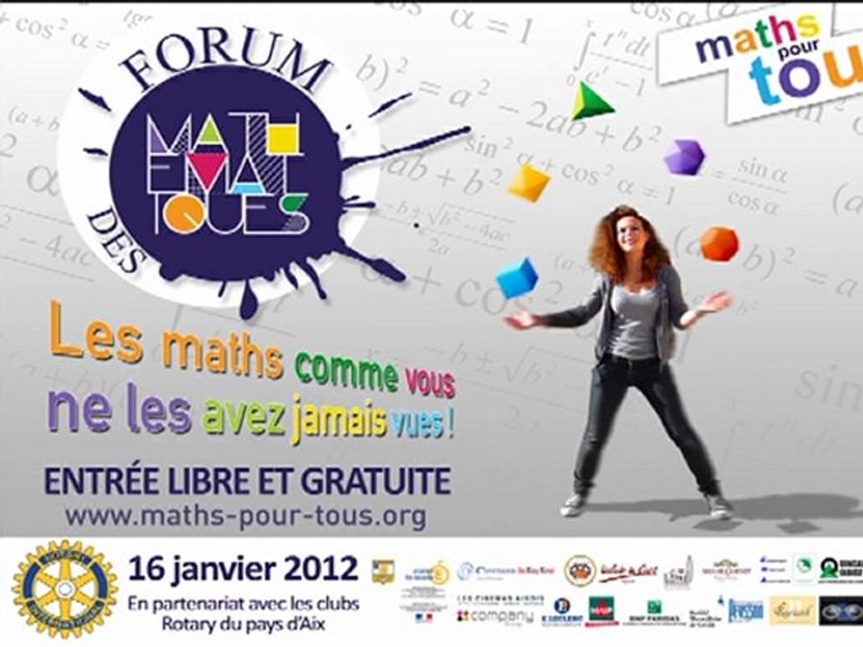 Interview Forum Maths Pour Tous Rotary Aix FrancebleueProvence