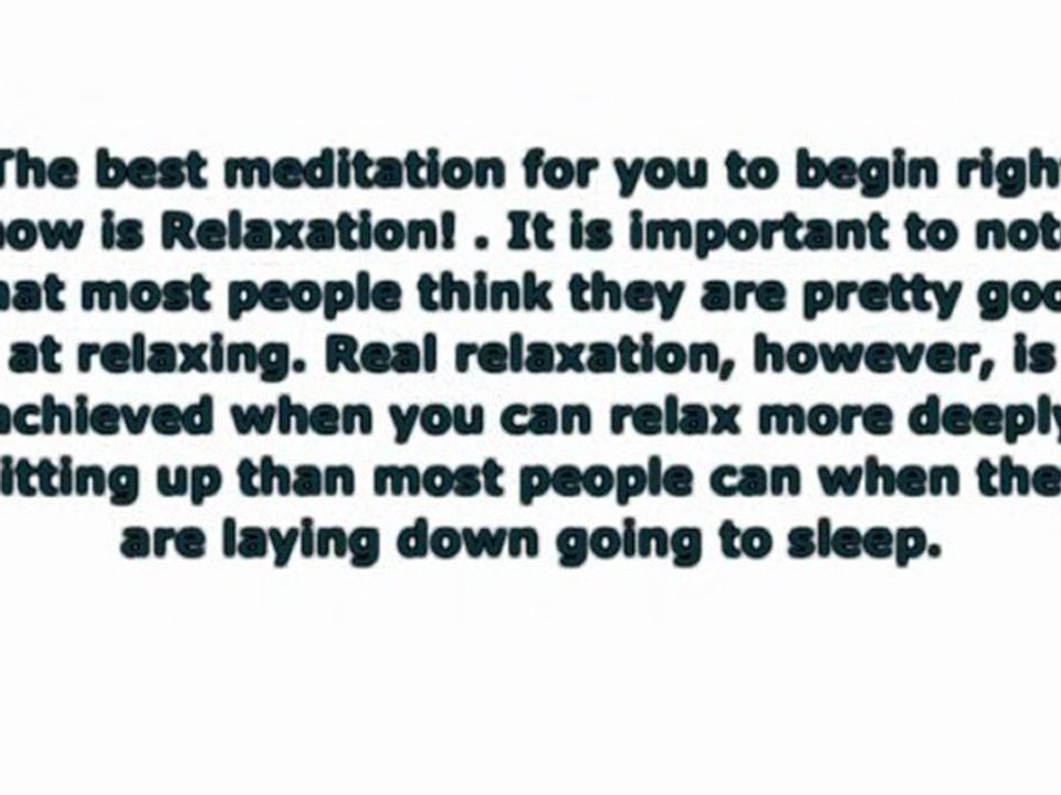 Meditation Techniques: What Is The Best Meditation For You?