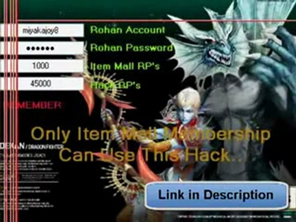 Rohan Hack 2012 fully worked