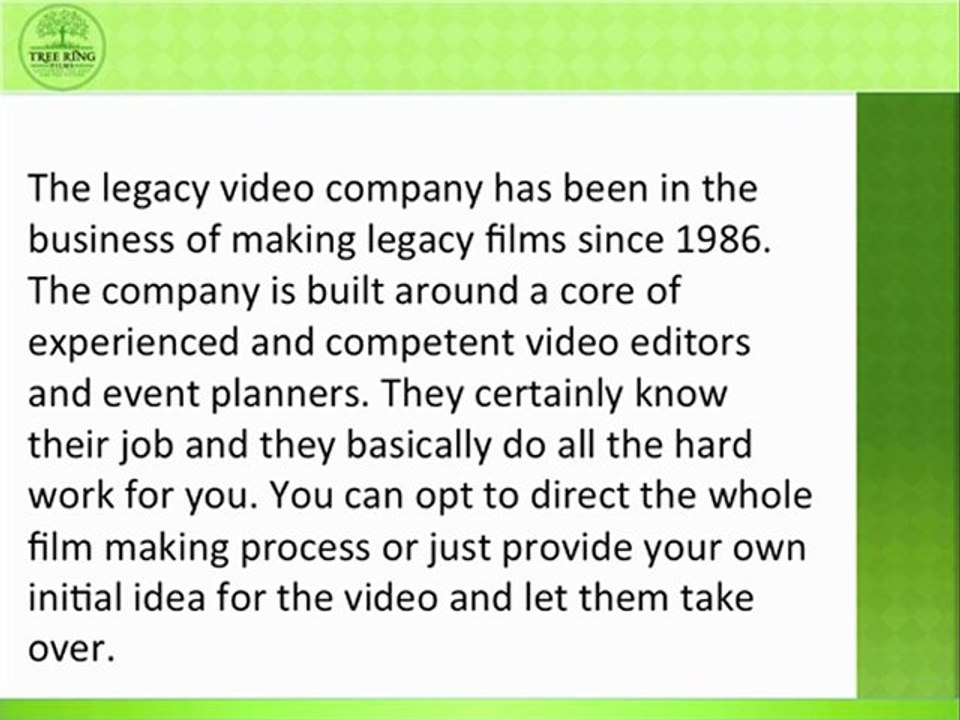 Family documentary film | Making family documentary film