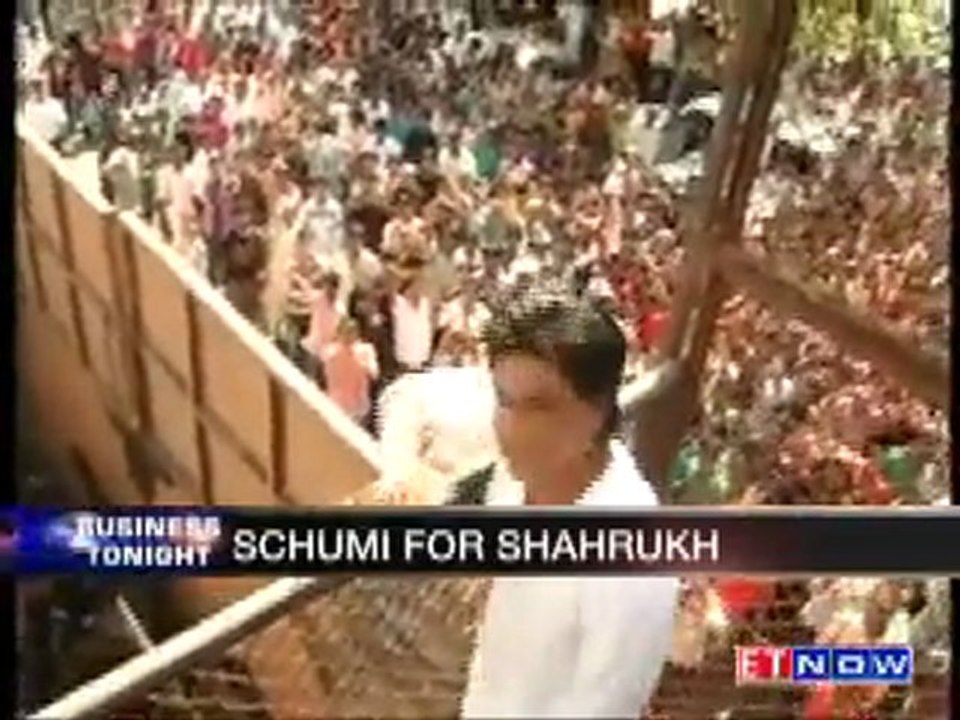 Shahrukh Khan RaOne and Michael Schumacher