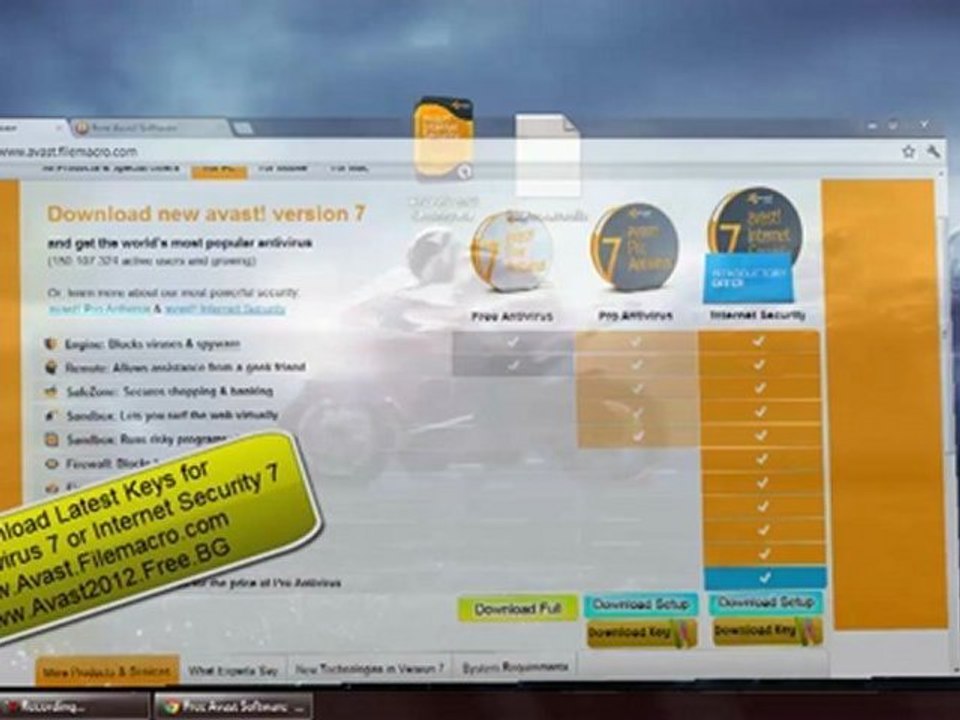 Avast Pro Antivirus 7 Key