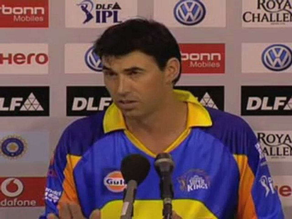 Stephen Fleming's Post-match PC